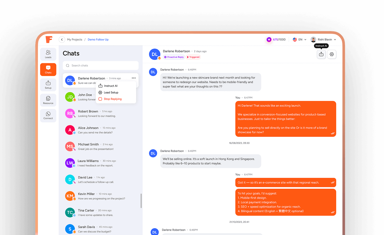 Frilio: AI-Driven Sales Engagement Platform