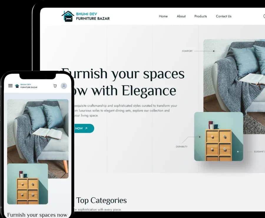 Bhumidev Furniture:    Elevating Spaces